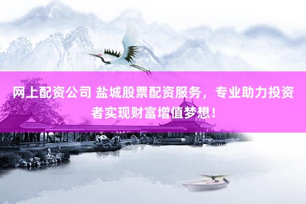 网上配资公司 盐城股票配资服务，专业助力投资者实现财富增值梦想！