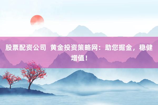 股票配资公司  黄金投资策略网：助您掘金，稳健增值！